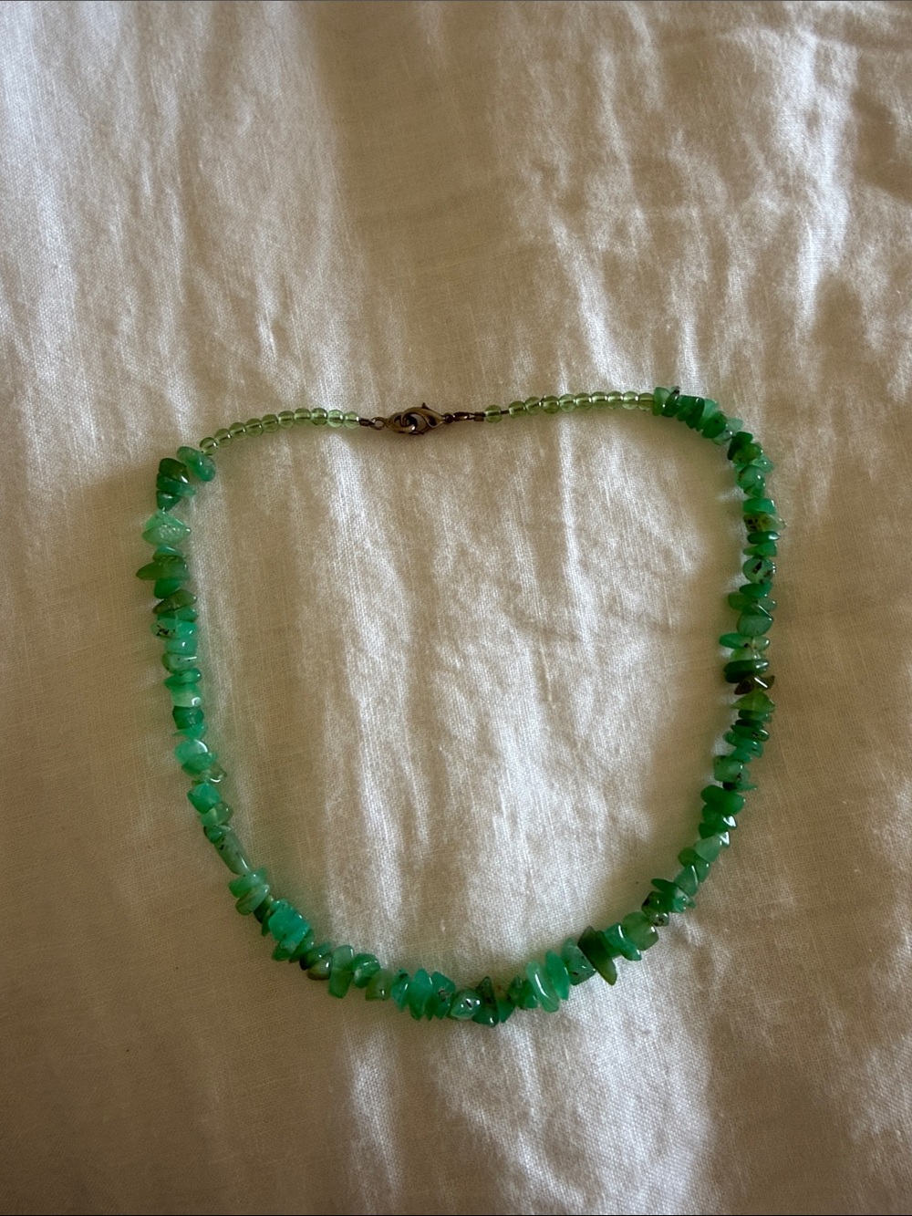 Green stone choker/necklace